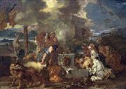 Bourdon, Sebastien Sacrifice of Noah oil painting reproduction